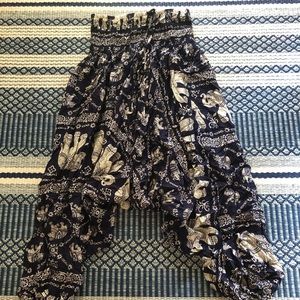 Earthbound hippie harem pants and jumpsuit in one